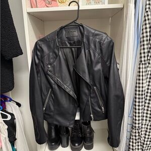 Blank NYC Black Leather Jacket